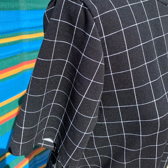 Flamingo Urban Black WindowPane Dress - Picture 5 of 6